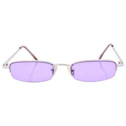 squeezy purple silver sunglasses