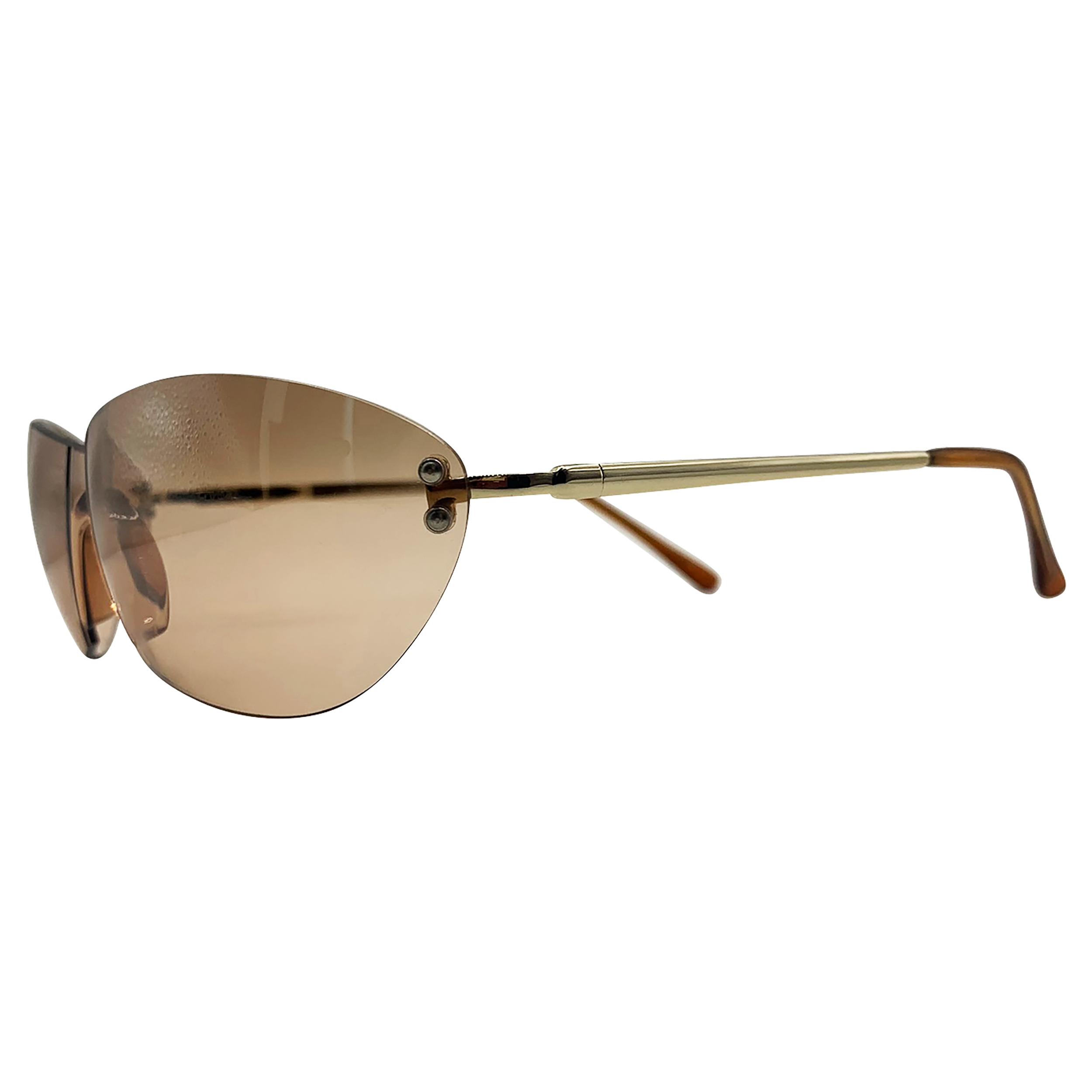 Shop STARLIGHT Rimless Fashion Sunglasses Giant Vintage Sunglasses