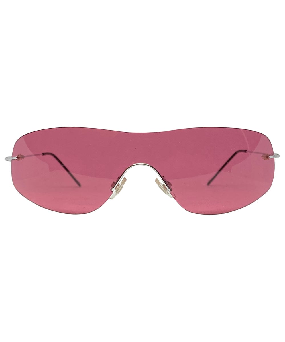 STARS Hot Pink Rimless Glasses