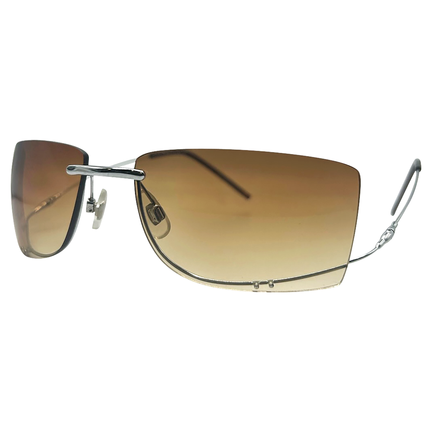 STATUS Delicate Rimless Sunglasses-Giant Vintage Eyewear