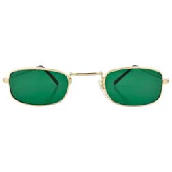 steady green gold sunglasses