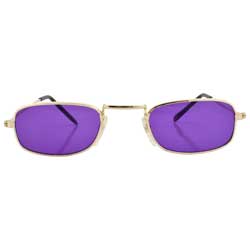 steady purple gold sunglasses