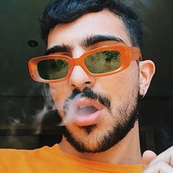 suck it orange green sunglasses