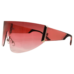 SUGA Shield SunglassesRed-Giant Vintage Eyewear