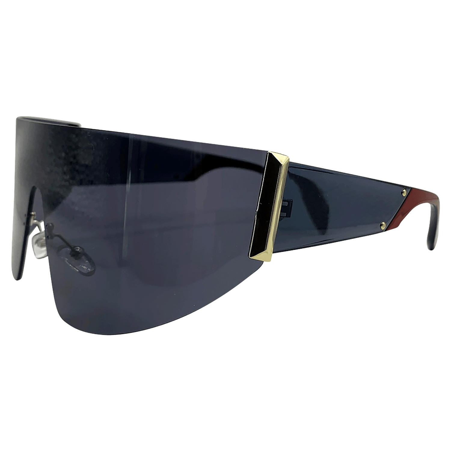 SUGA Shield SunglassesRed / Super Dark-Giant Vintage Eyewear