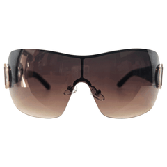 SUGARBABY Rimless Shield Y2K Silver/Smoke SunglassesSilver/Smoke-Giant Vintage Eyewear