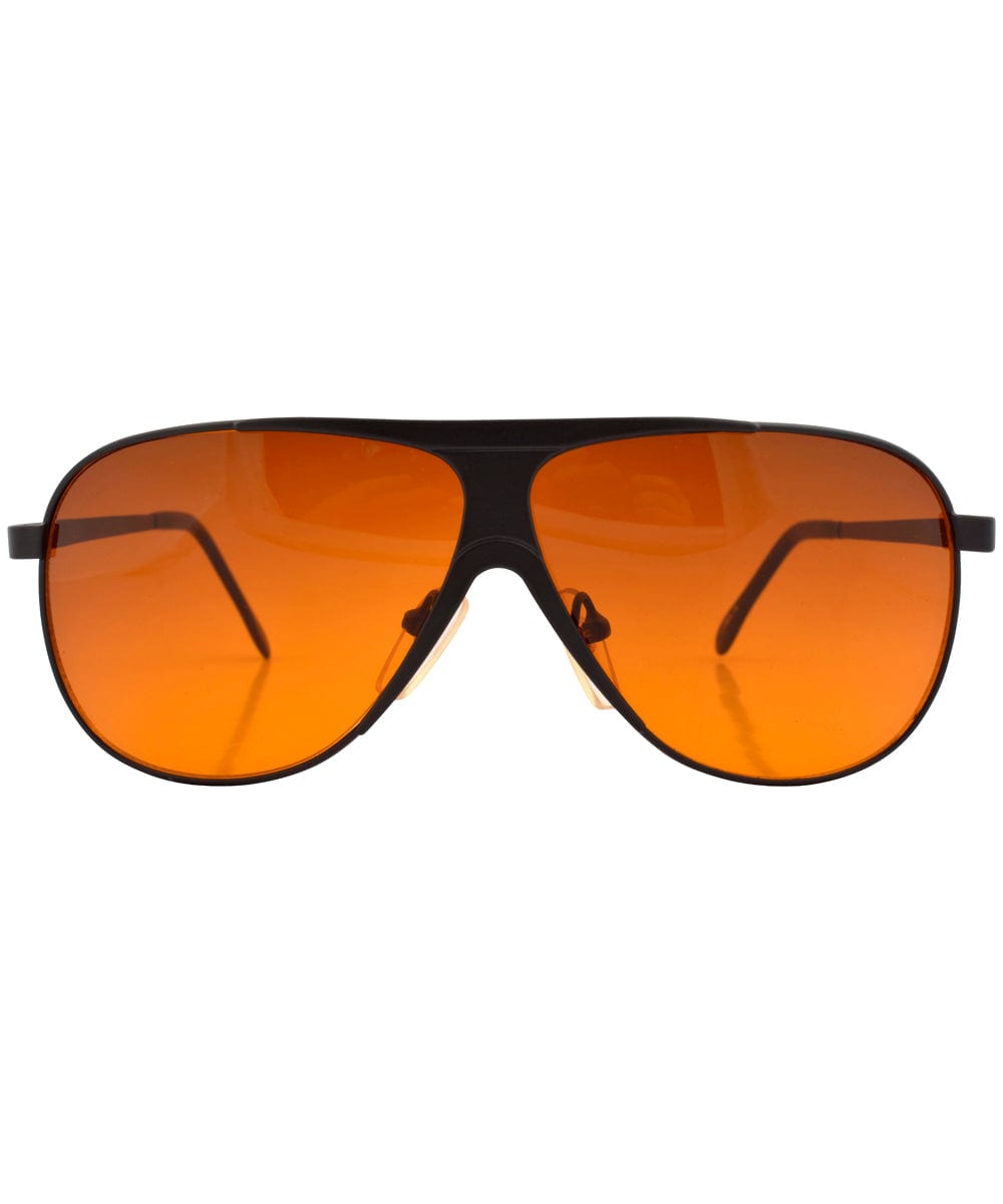sunset black orange sunglasses