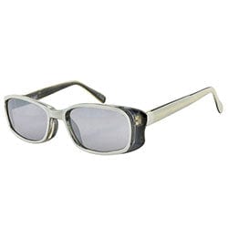 SWIZZLE Black/White Square Sunglasses