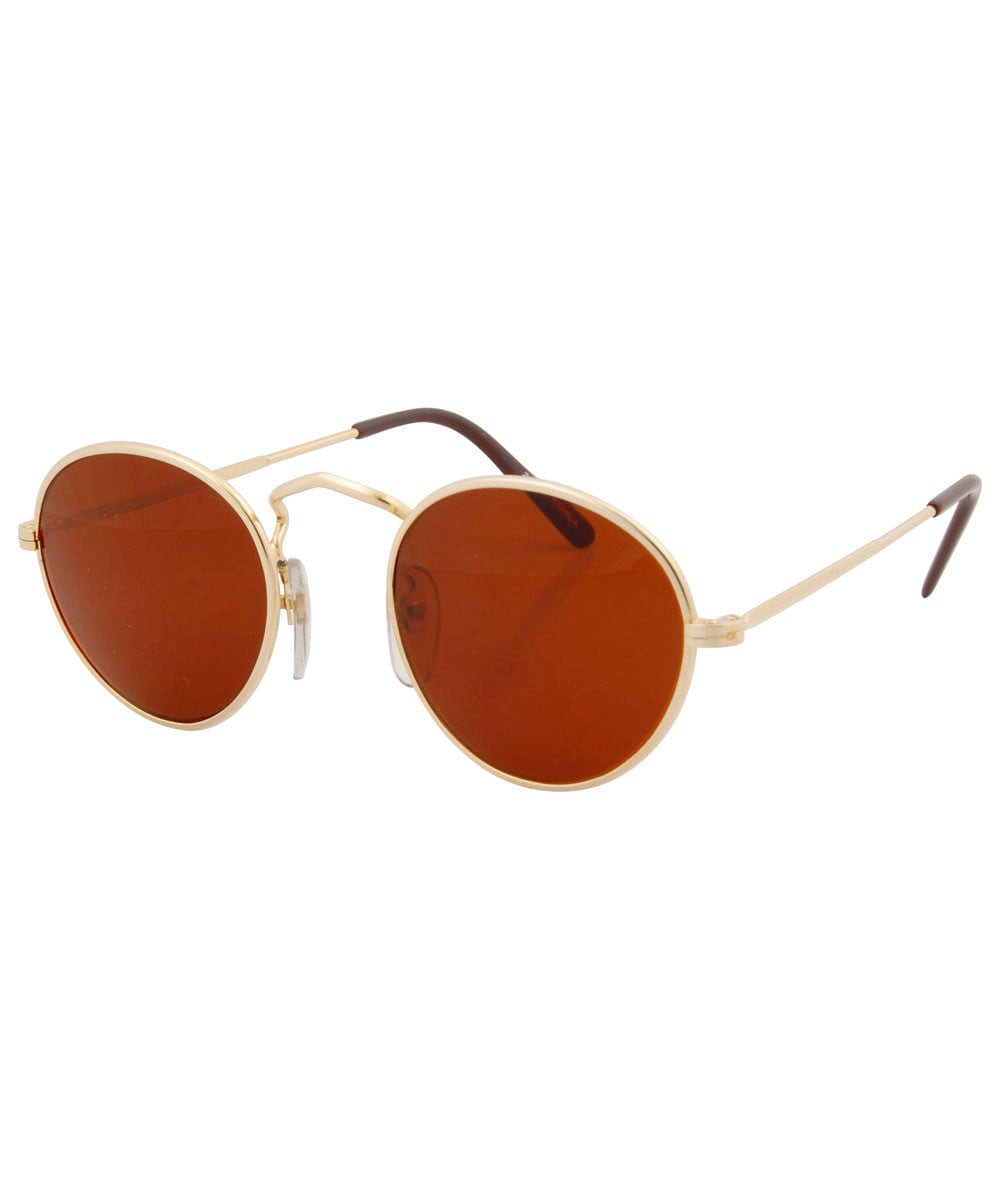 taft gold rust sunglasses