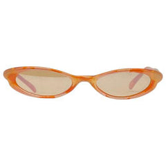 TALLY Orange/Cream Trending 90s Cat-Eye Sunglasses-Giant Vintage Eyewear
