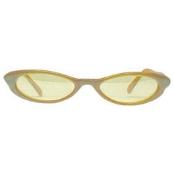 TALLY Yellow / Aqua Trending 90s Cat-Eye Sunglasses