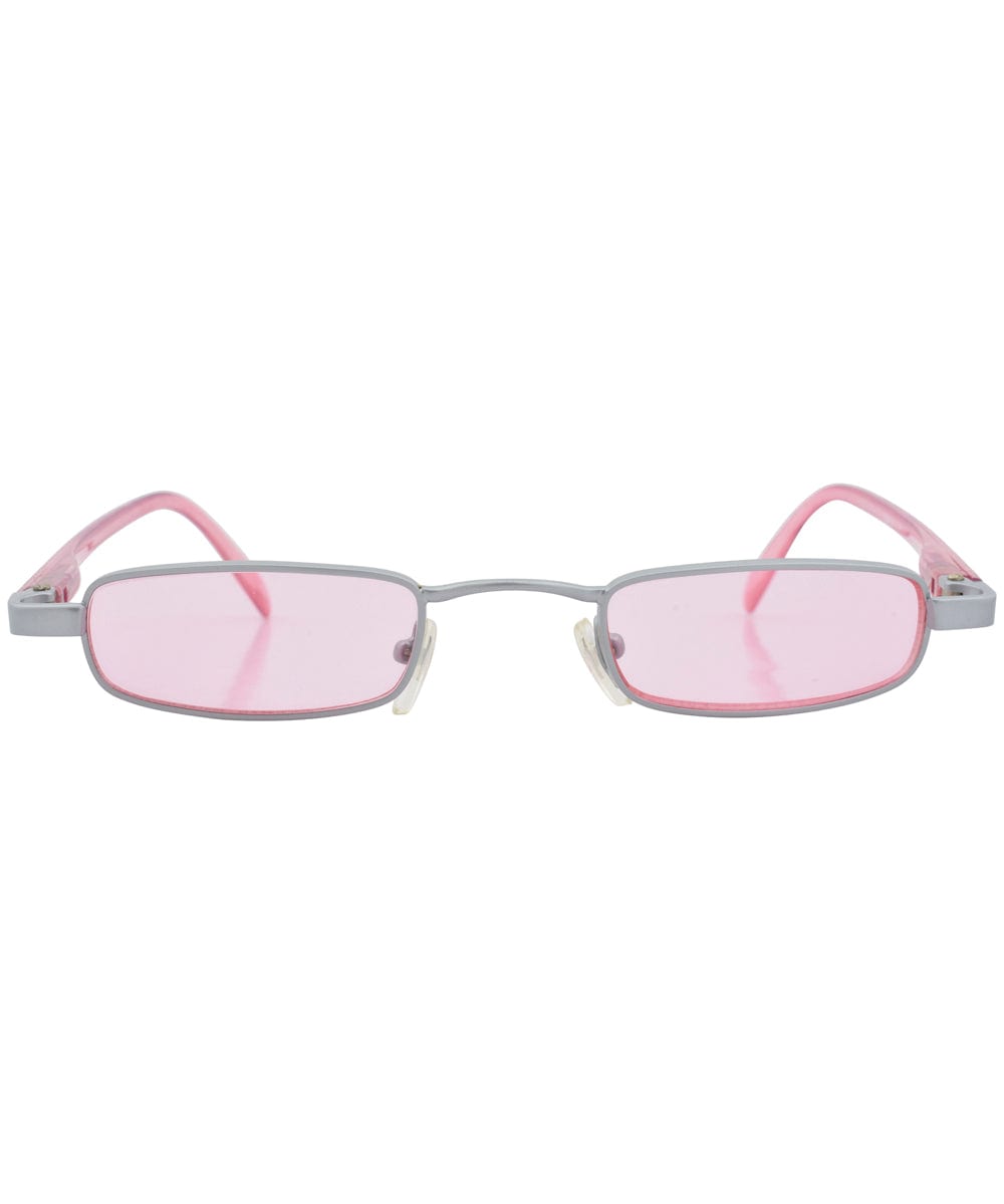 teens silver pink sunglasses