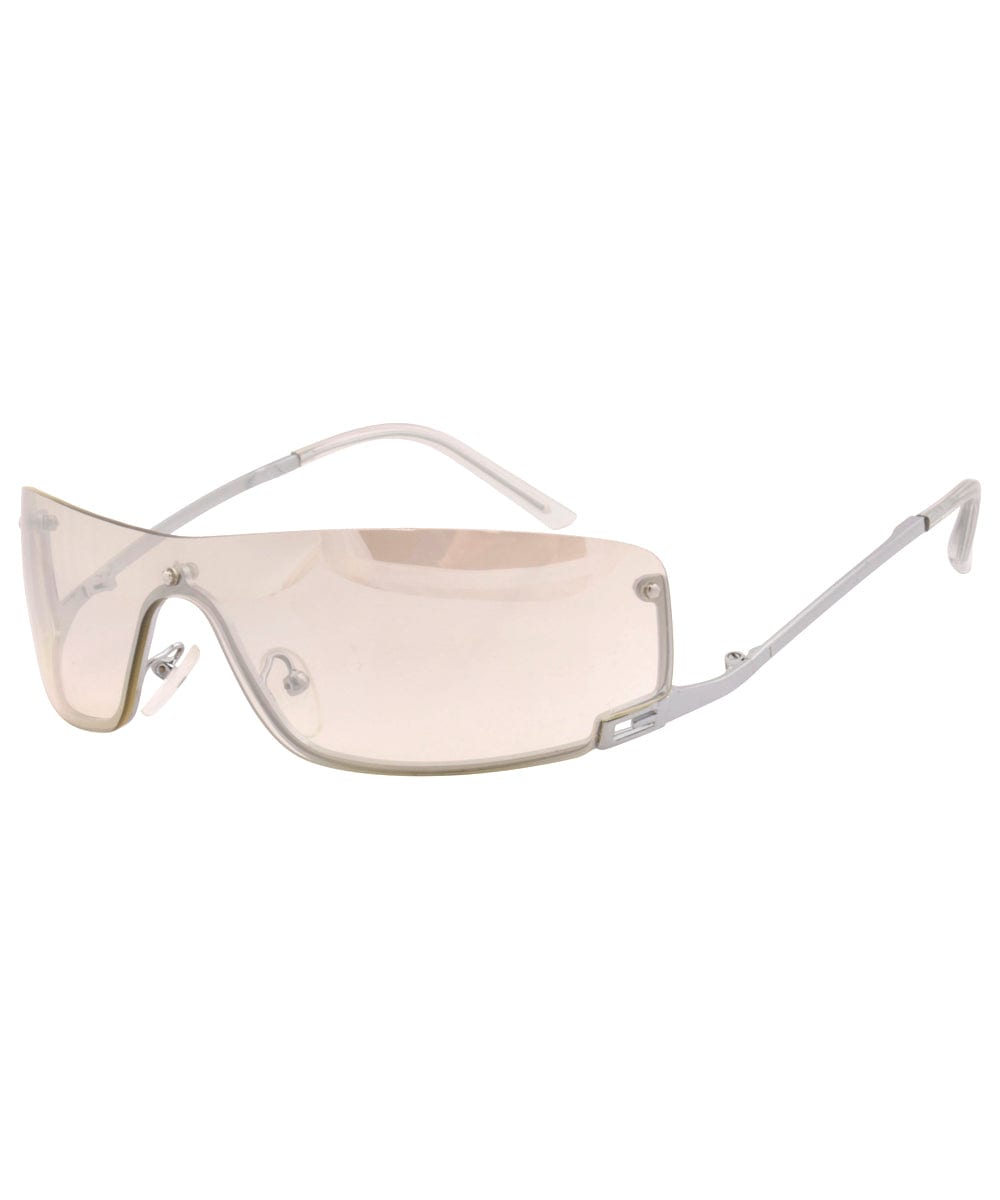 textual silver flash sunglasses