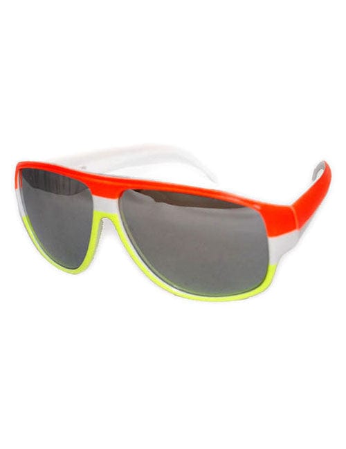 ting orange yellow sunglasses