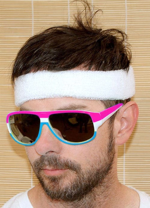 ting pink blue sunglasses