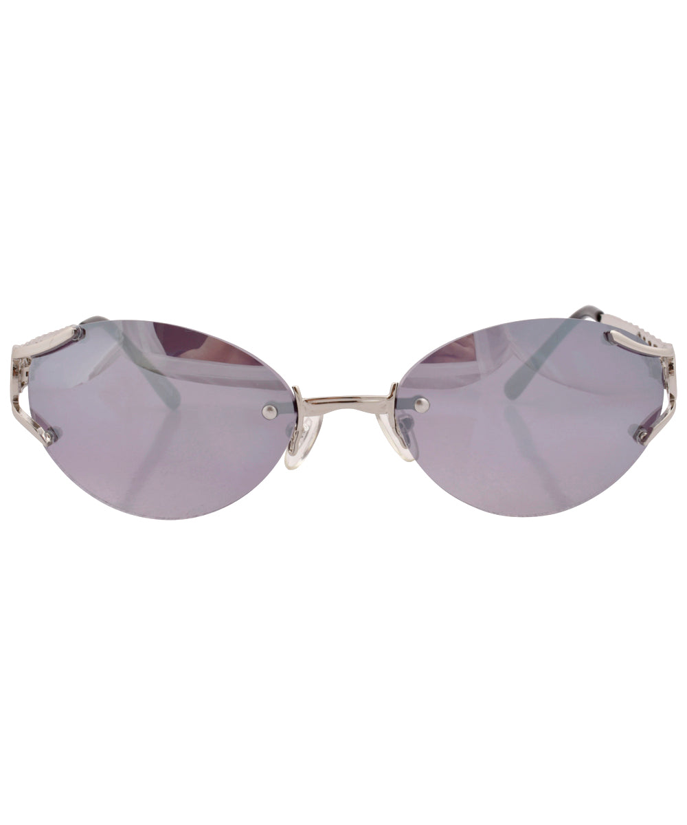 rimless sunglasses