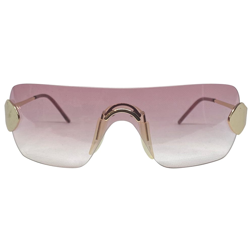 TONER Pink Y2K Rimless Sunglasses *As Seen On: Chloe Bailey*