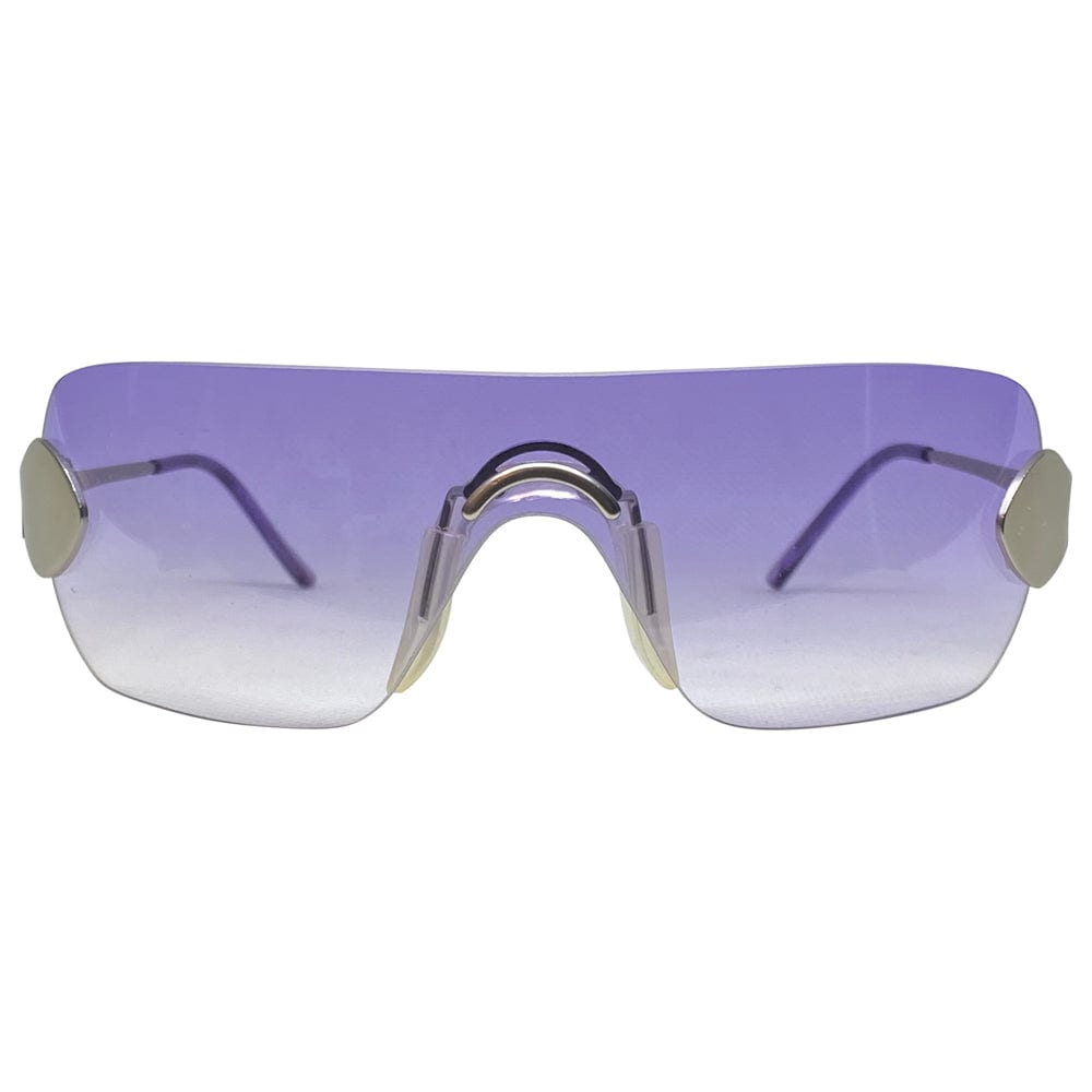 TONER Purple Y2K Rimless Sunglasses