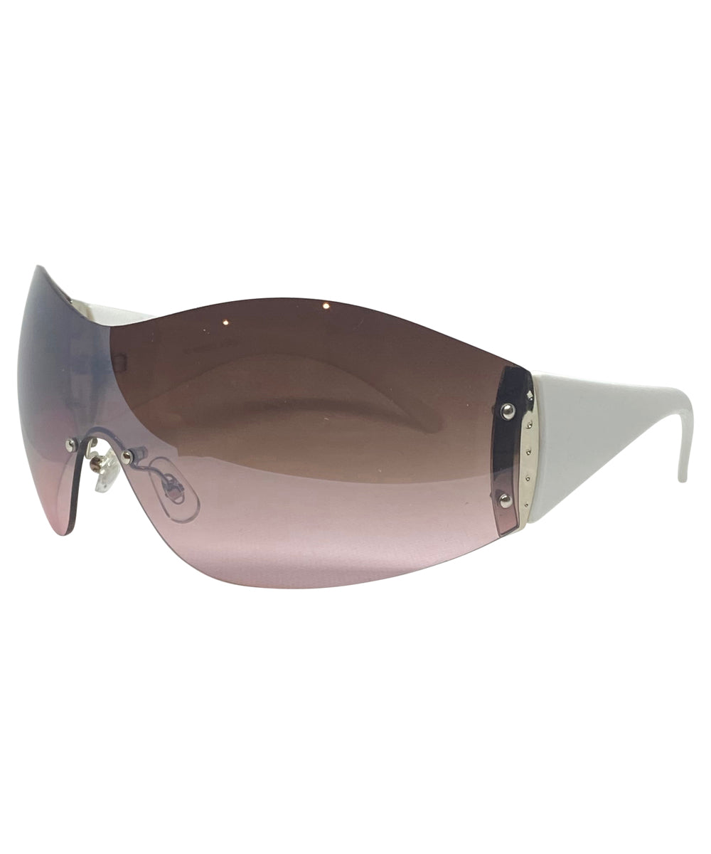 TONIC Rimless Shield Sunglasses-Giant Vintage Eyewear