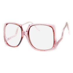 toots pink clear sunglasses
