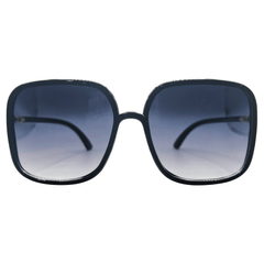 TOP NOTCH 70s Square SunglassesBlack-Giant Vintage Eyewear