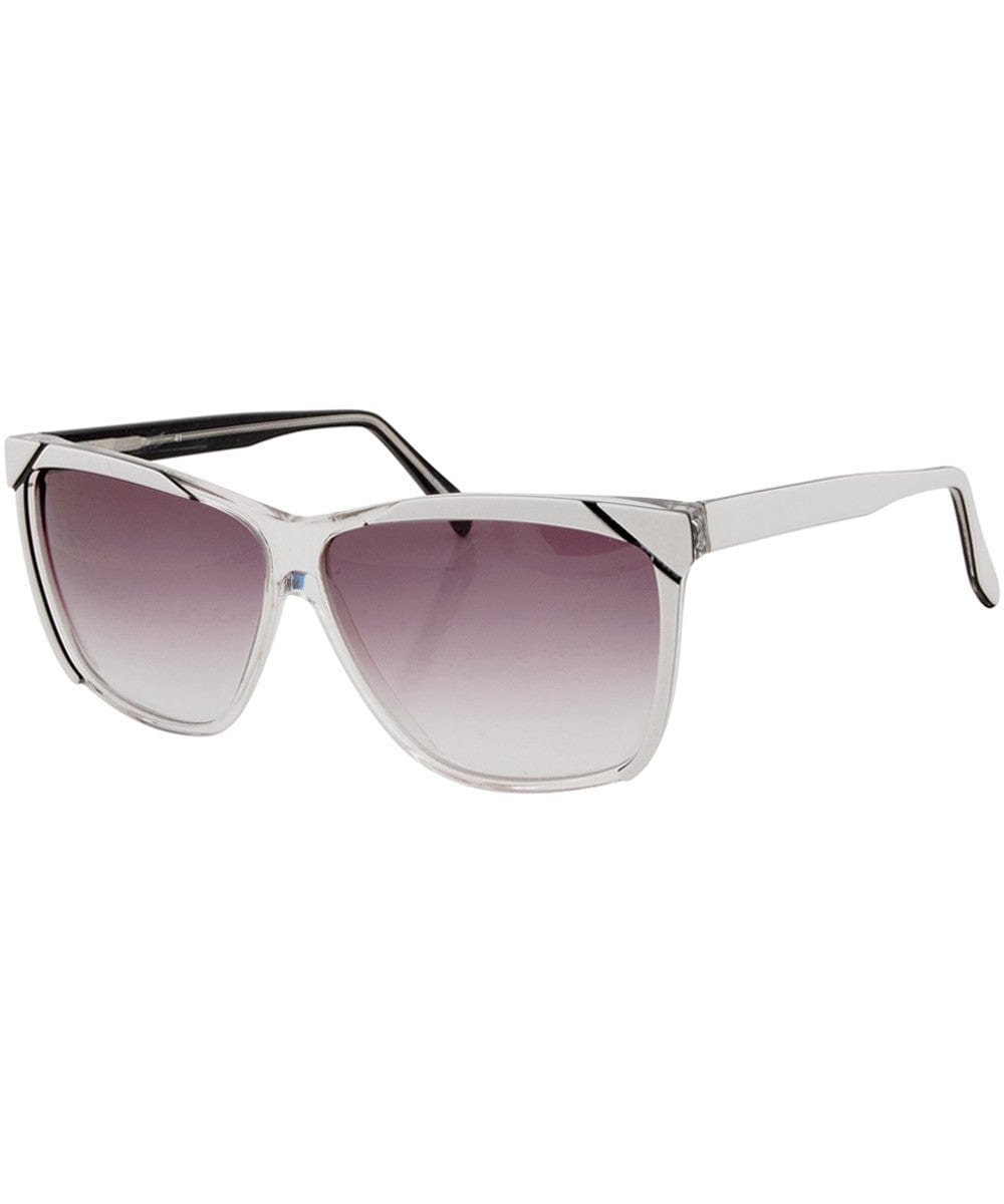 toukie white smoke sunglasses