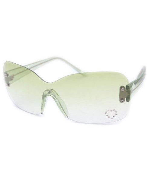 trance green sunglasses