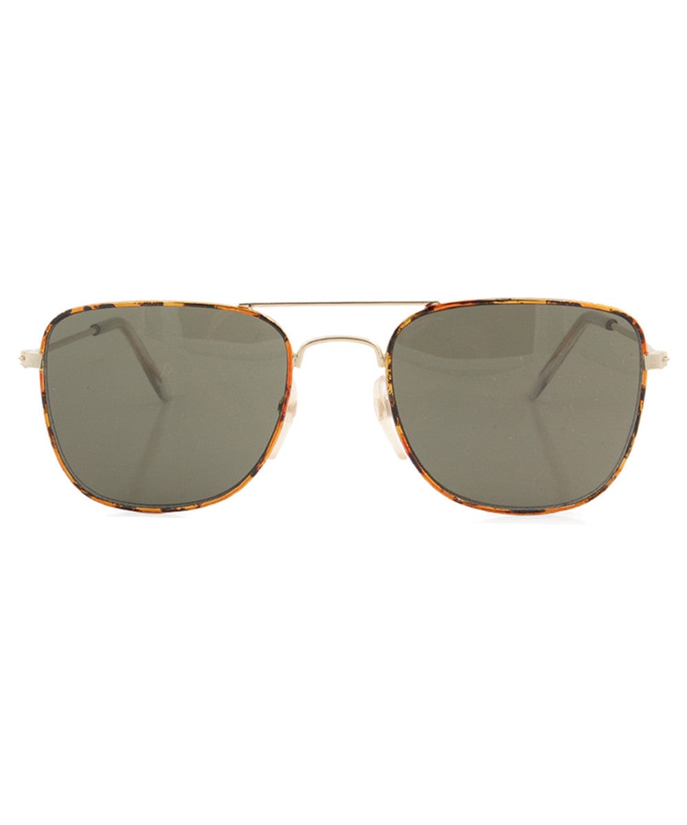 trench gold sunglasses
