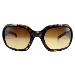 TRYK Chunky Square Sports Y2K SunglassesTortoise/Amber-Giant Vintage Eyewear