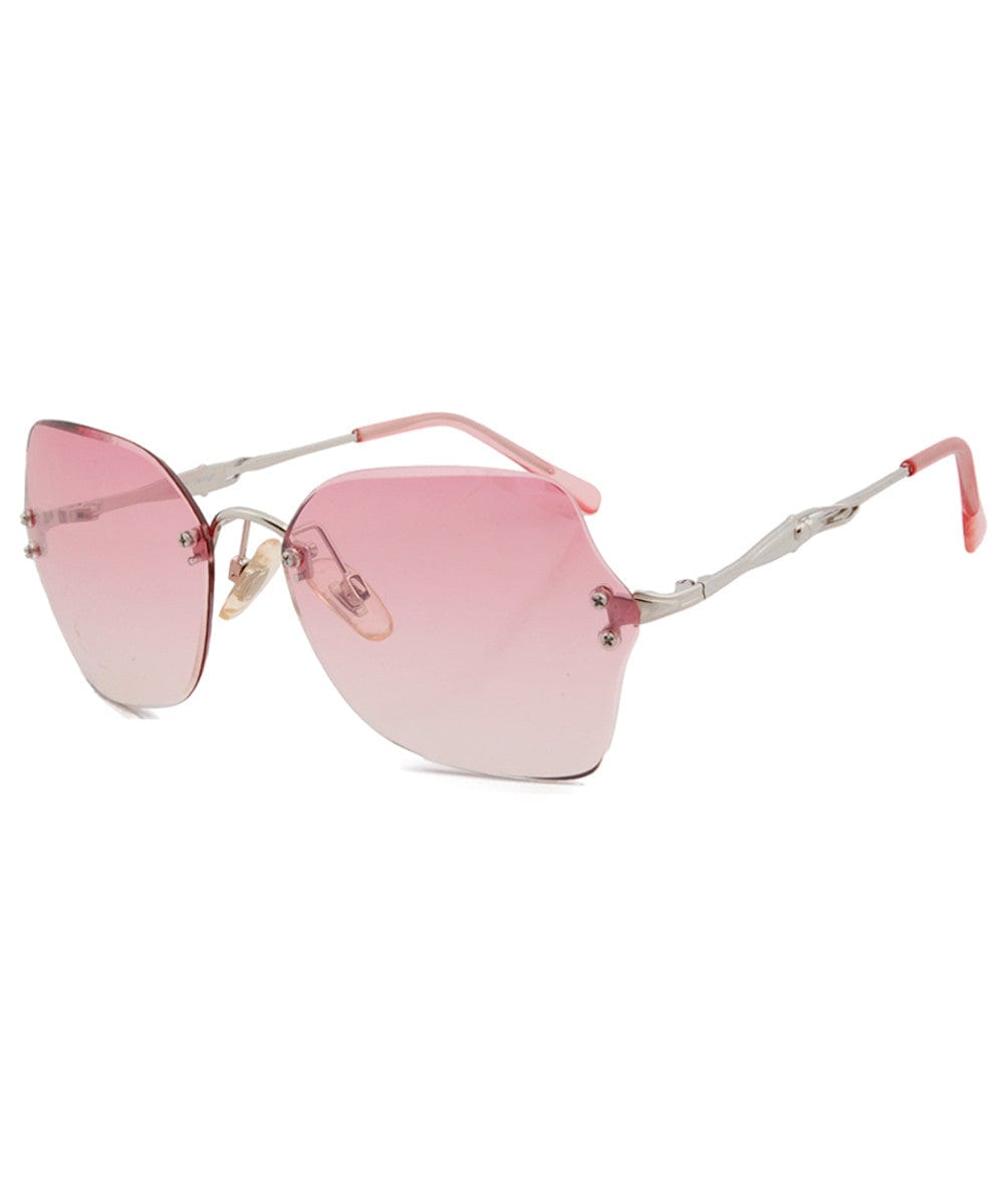 tulip light pink sunglasses