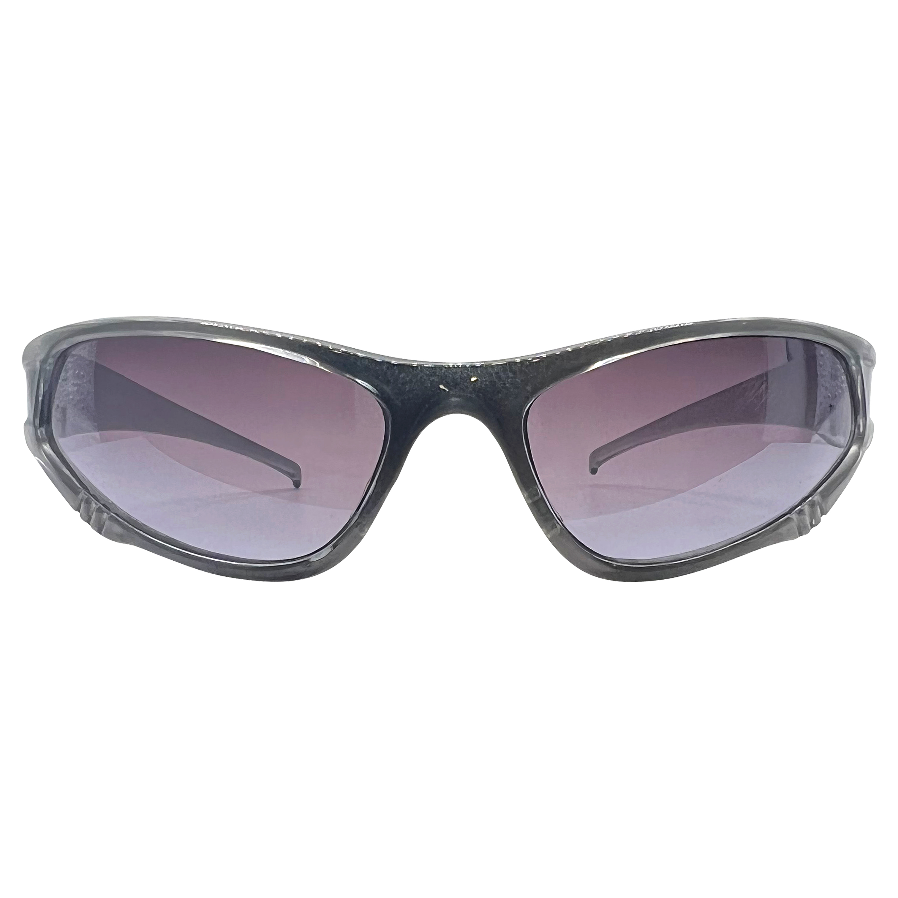 TWERK Smoke/Silver Fashion Sports Sunglasses
