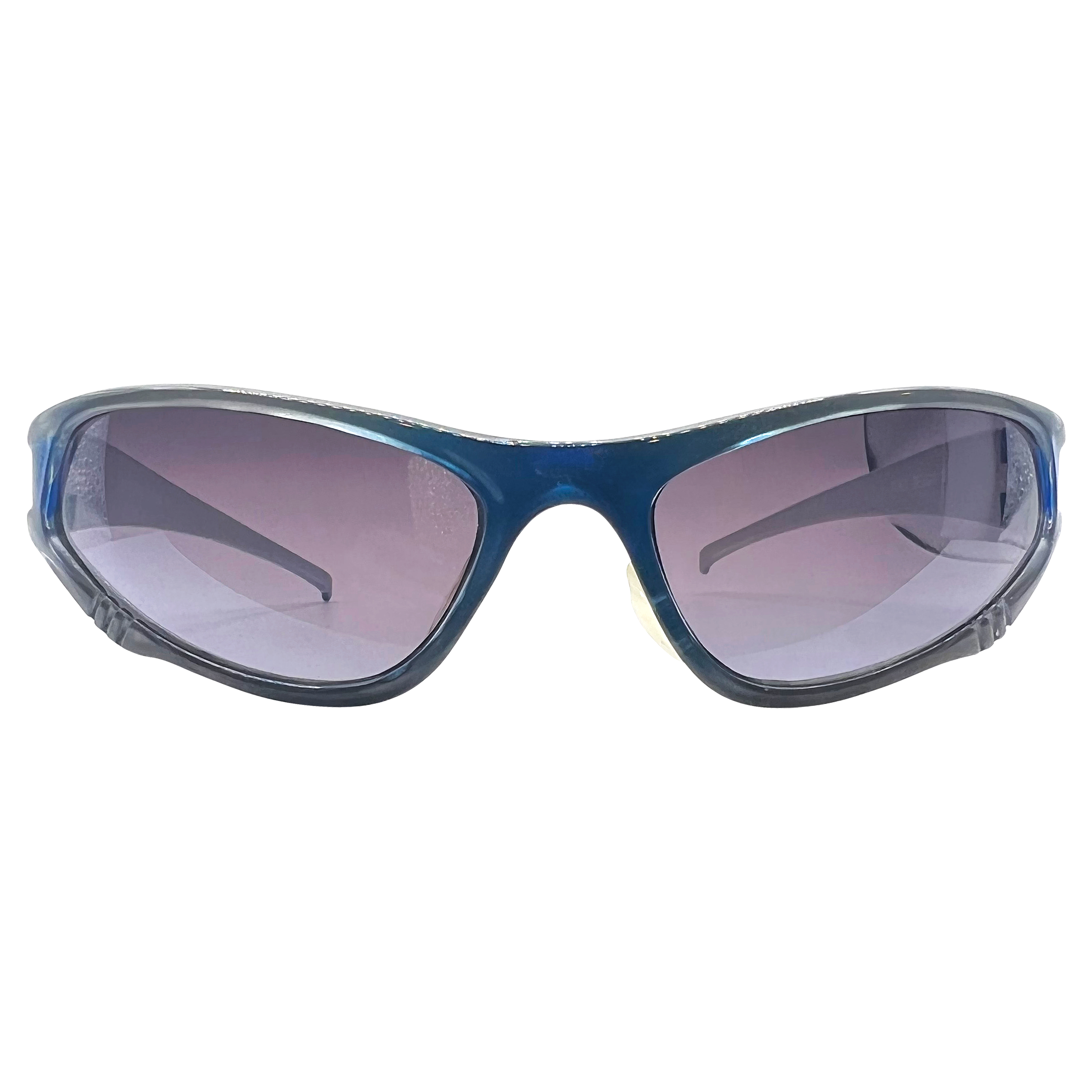 TWERK Smoke/Silver Blue Fashion Sports Sunglasses
