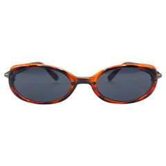 TWERP Tortoise/Super Dark Oval Sunglasses-Giant Vintage Eyewear