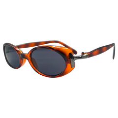 TWERP Tortoise/Super Dark Oval Sunglasses-Giant Vintage Eyewear