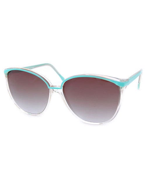twinkle crystal aqua sunglasses