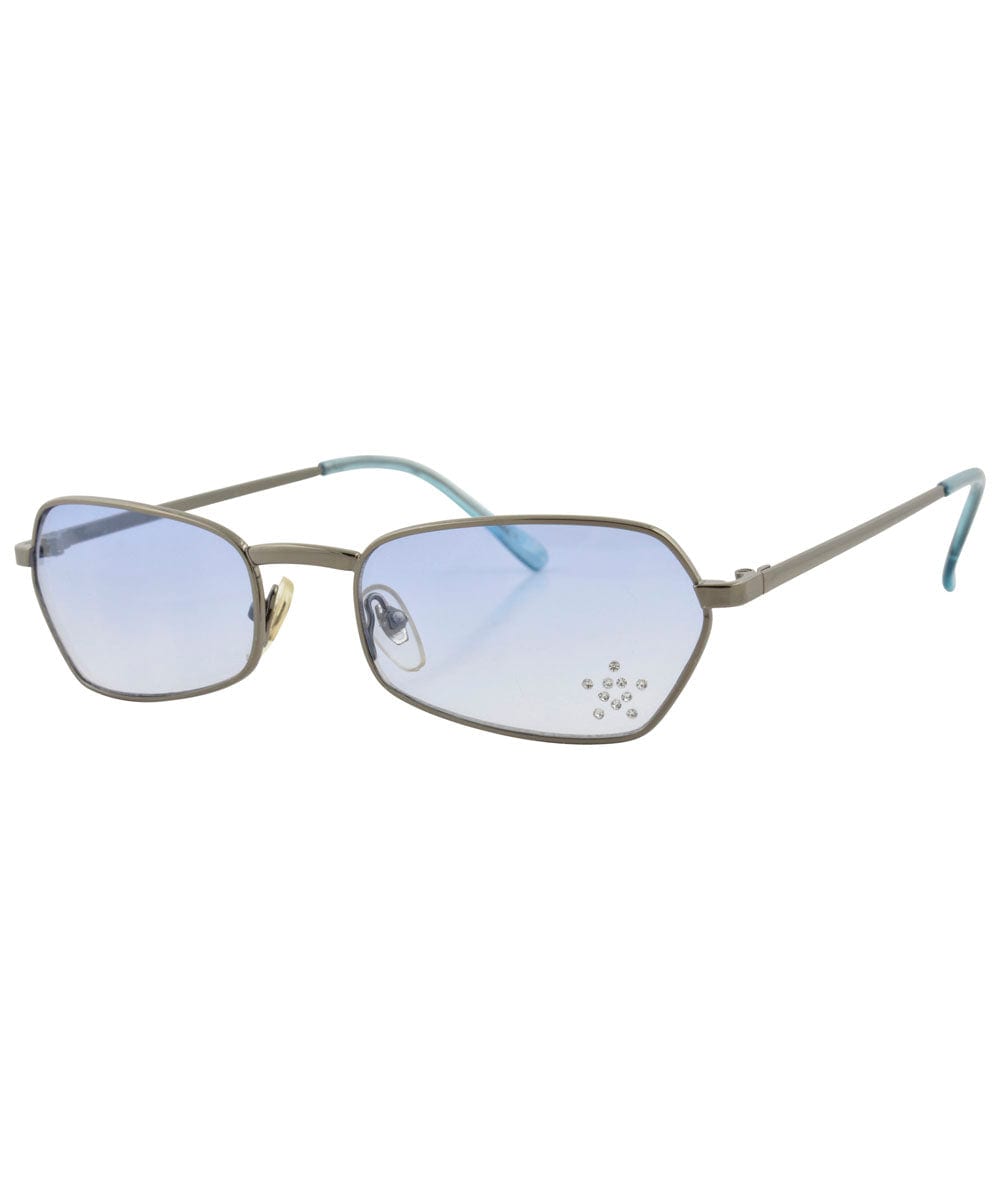 T.Y.V.M. Blue/Star Rimless Sunglasses