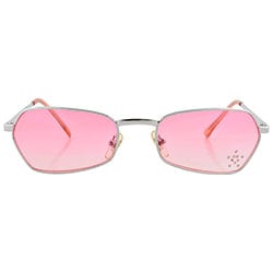 T.Y.V.M. Pink/Star Rimless Sunglasses