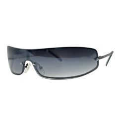 UNDERCOVER Futuristic Wraparound Sunglasses-Giant Vintage Eyewear
