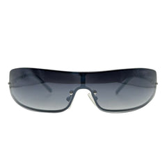 UNDERCOVER Futuristic Wraparound SunglassesSmoke-Giant Vintage Eyewear