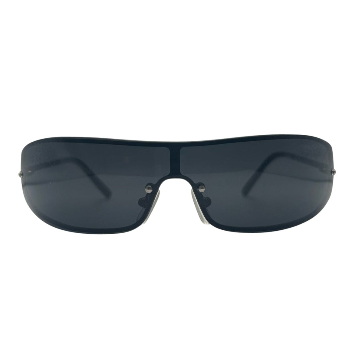 UNDERCOVER Futuristic Wraparound SunglassesSuper Dark-Giant Vintage Eyewear