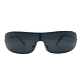 UNDERCOVER Futuristic Wraparound SunglassesSuper Dark-Giant Vintage Eyewear