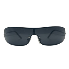 UNDERCOVER Futuristic Wraparound SunglassesSuper Dark-Giant Vintage Eyewear