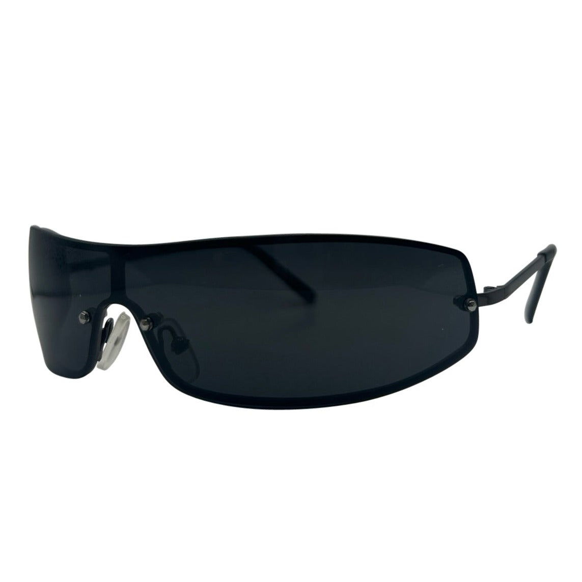 UNDERCOVER Futuristic Wraparound Sunglasses-Giant Vintage Eyewear
