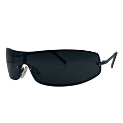 UNDERCOVER Futuristic Wraparound Sunglasses-Giant Vintage Eyewear