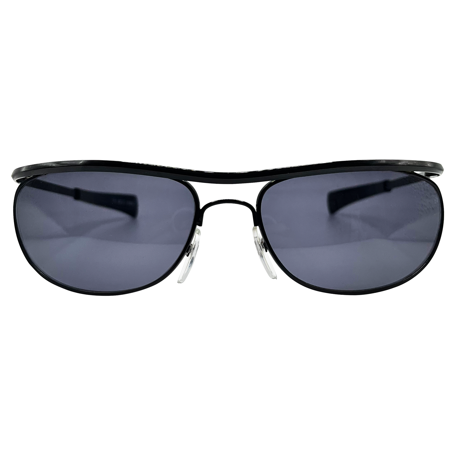UNDERWORLD Black Retro Sports Sunglasses