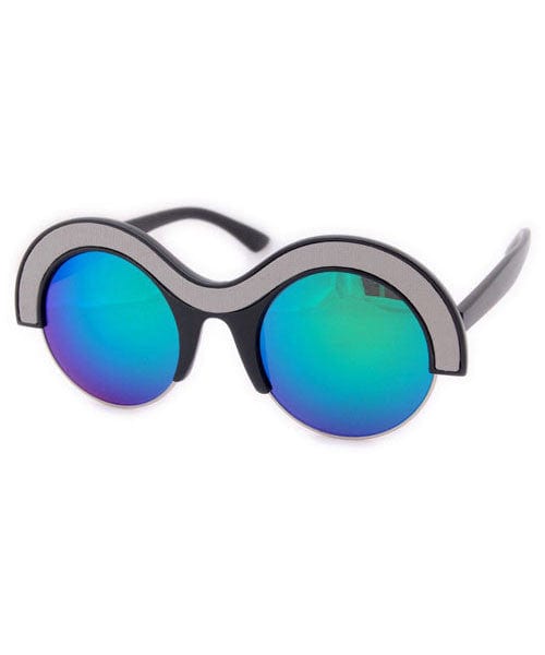 utopia black aqua sunglasses