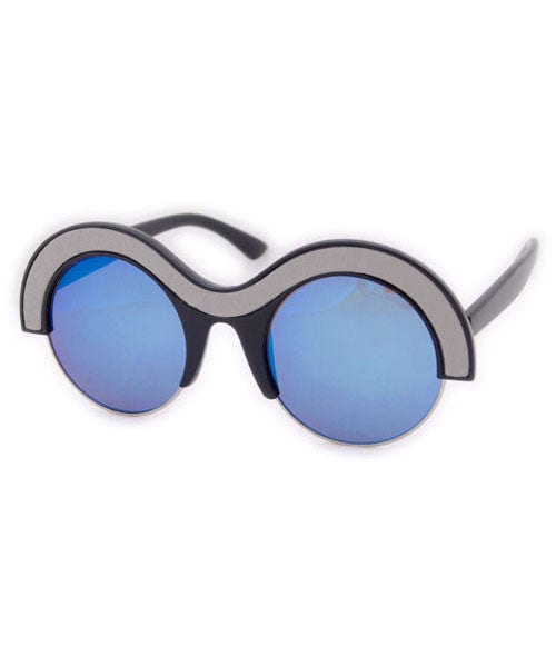 utopia black blue sunglasses