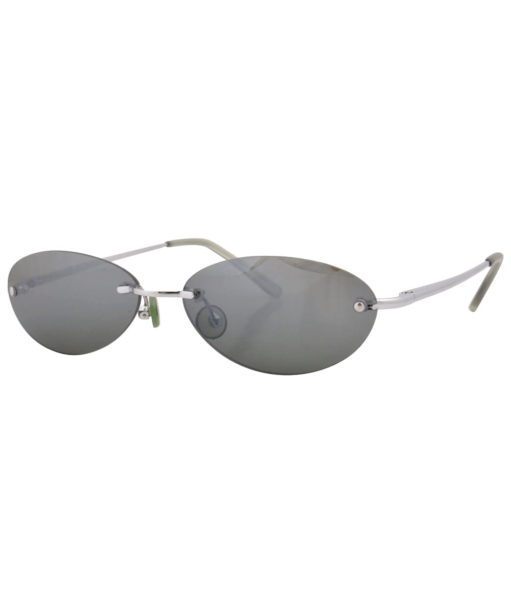 vela silver green sunglasses