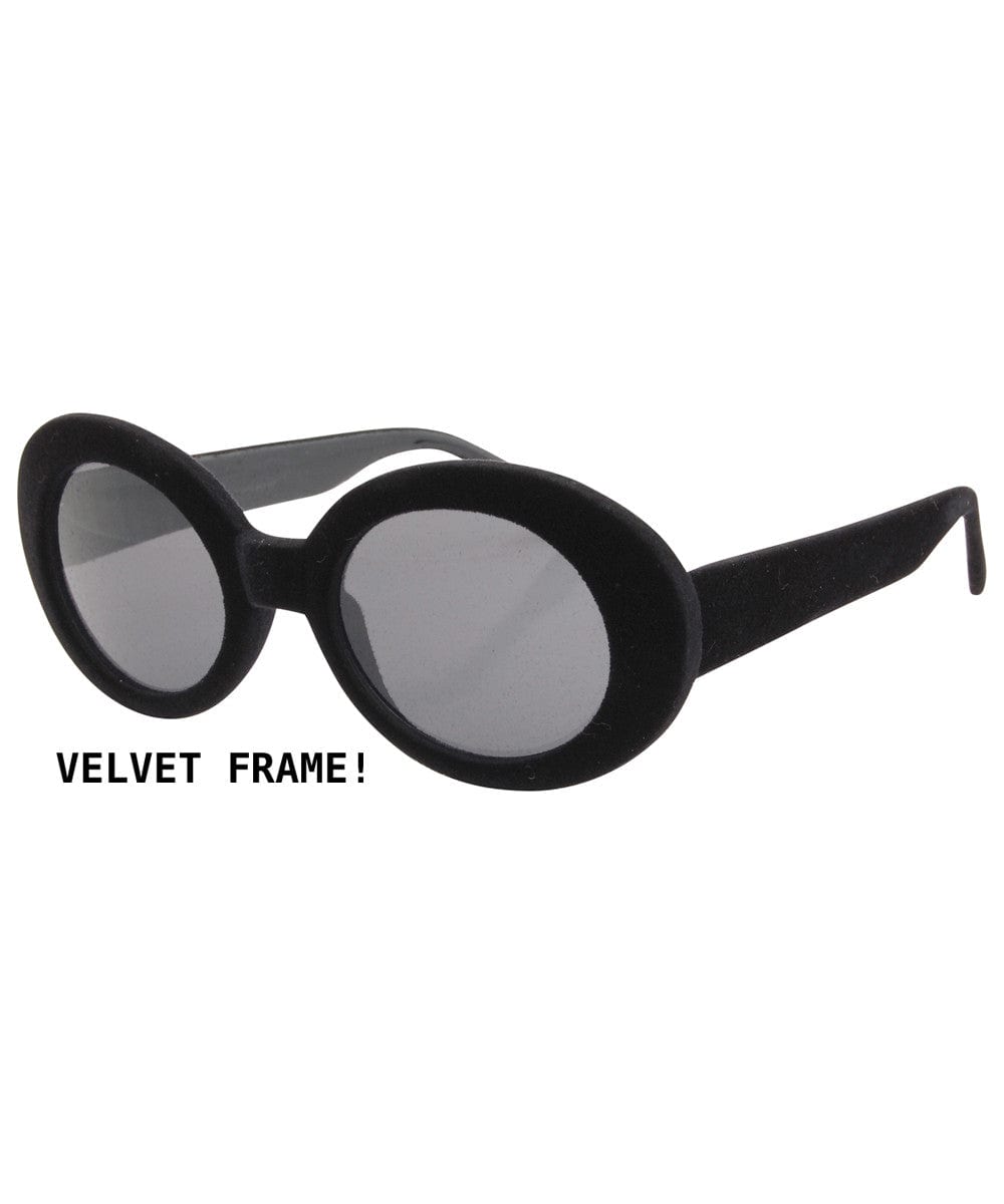 velveeta black smoke sunglasses