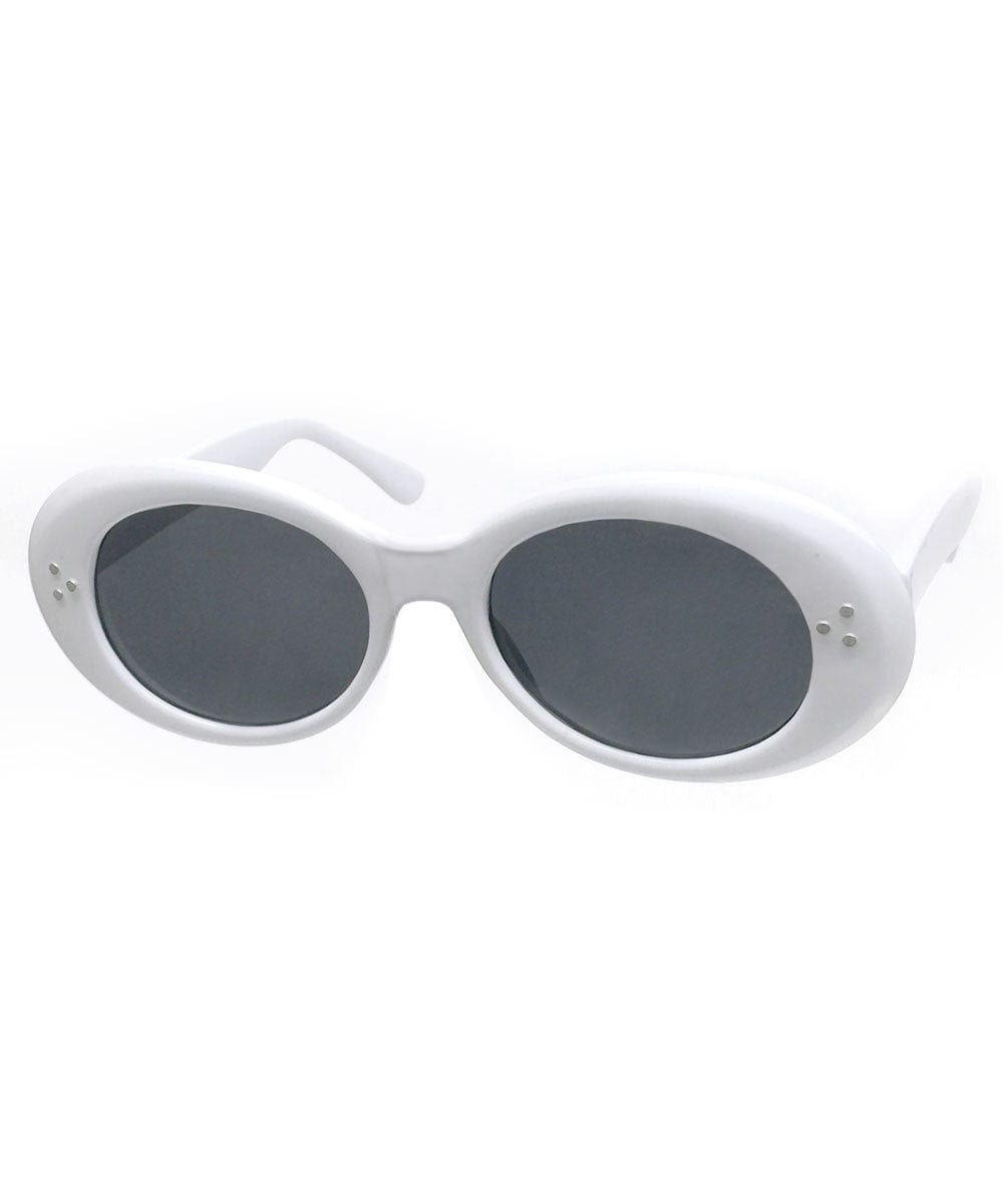 veronica white sunglasses